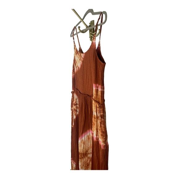 Anthropologie The Odells Tie-Dye Maxi Dress Sleeveless Textured Seersucker Small - Picture 16 of 16